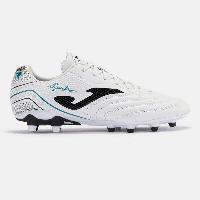 909 - Chaussures De Football Homme Joma Aguila Fg - Chaussures À Crampons - Blanc|noir - 44 - Decathlon
