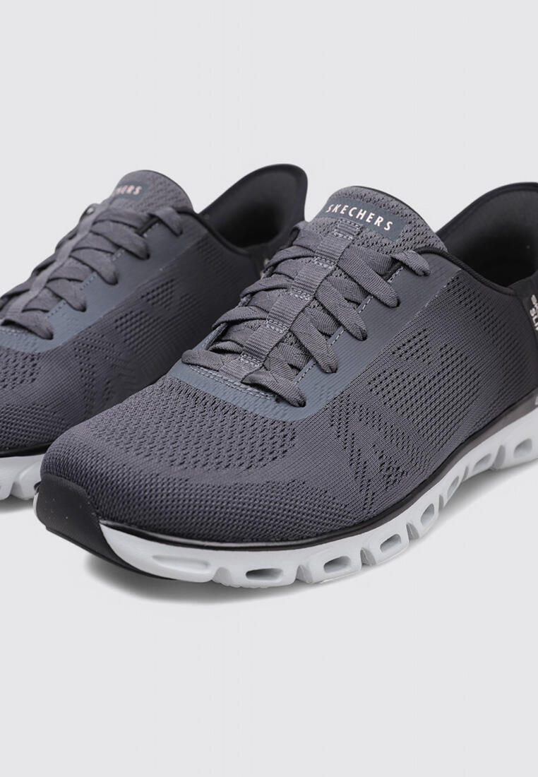 Sneakers Skechers Modell Glide-step - Excite Farbe Grau 3/7