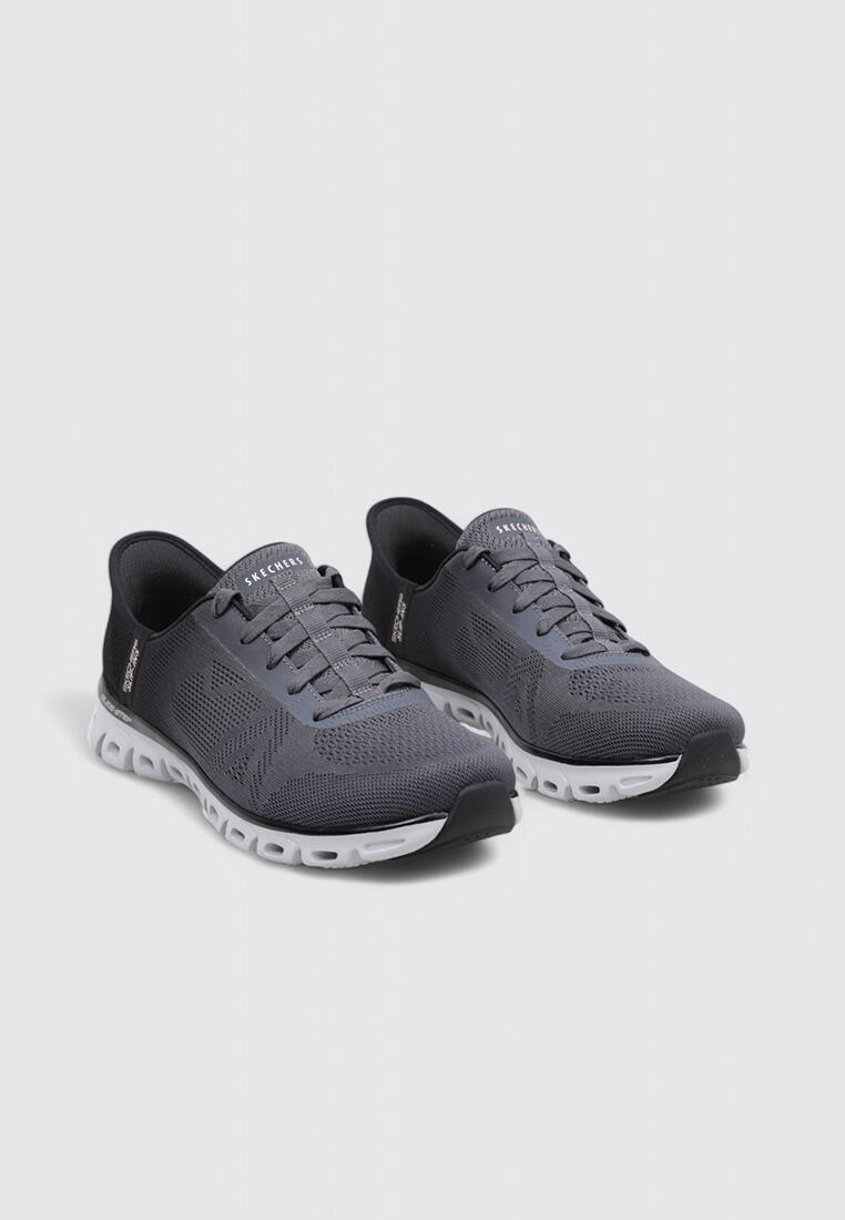 Sneakers Skechers Modell Glide-step - Excite Farbe Grau 2/7