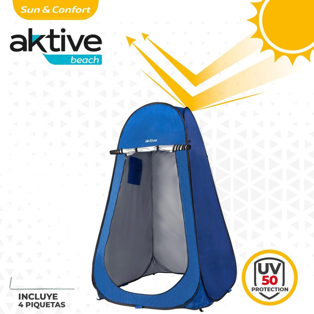Douche de camping et tente à langer sans plancher 120x120x190 cm Aktive 3/7