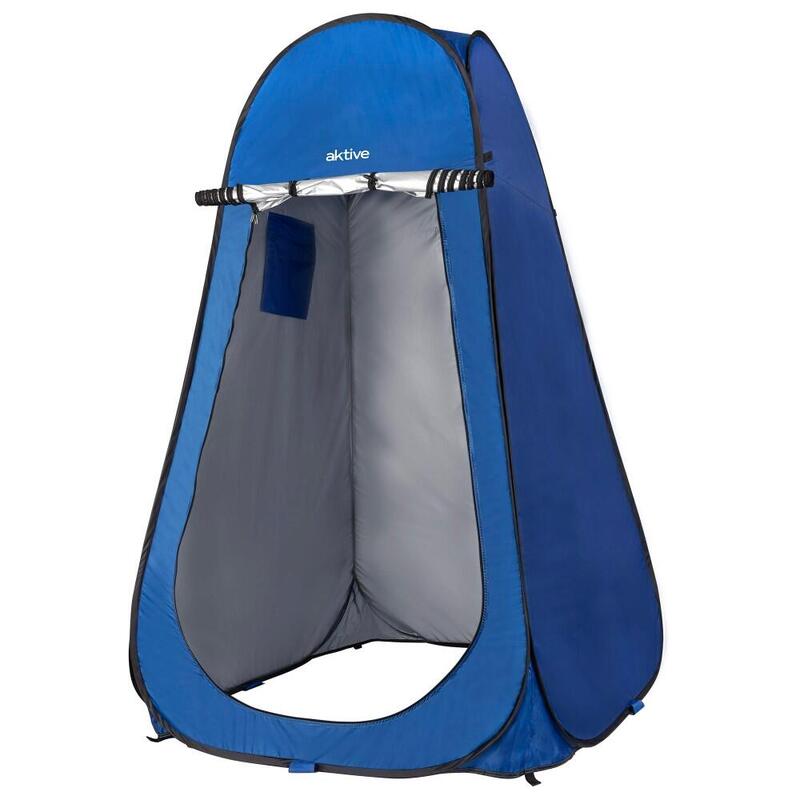 Tienda ducha cambiador para camping sin suelo aktive 120x120x190 cm