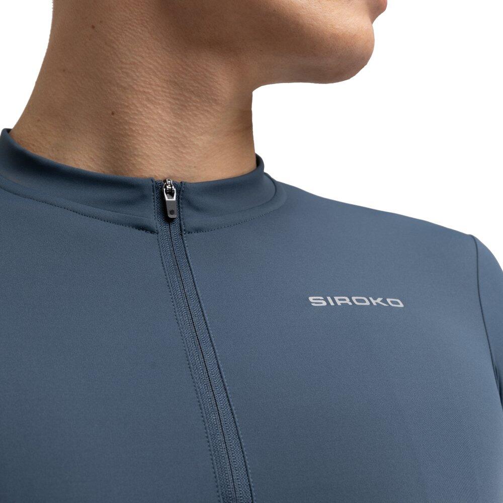 Herren Radsport langärmeliges gravel-radtrikot GM3 Karakórum Blau 4/6