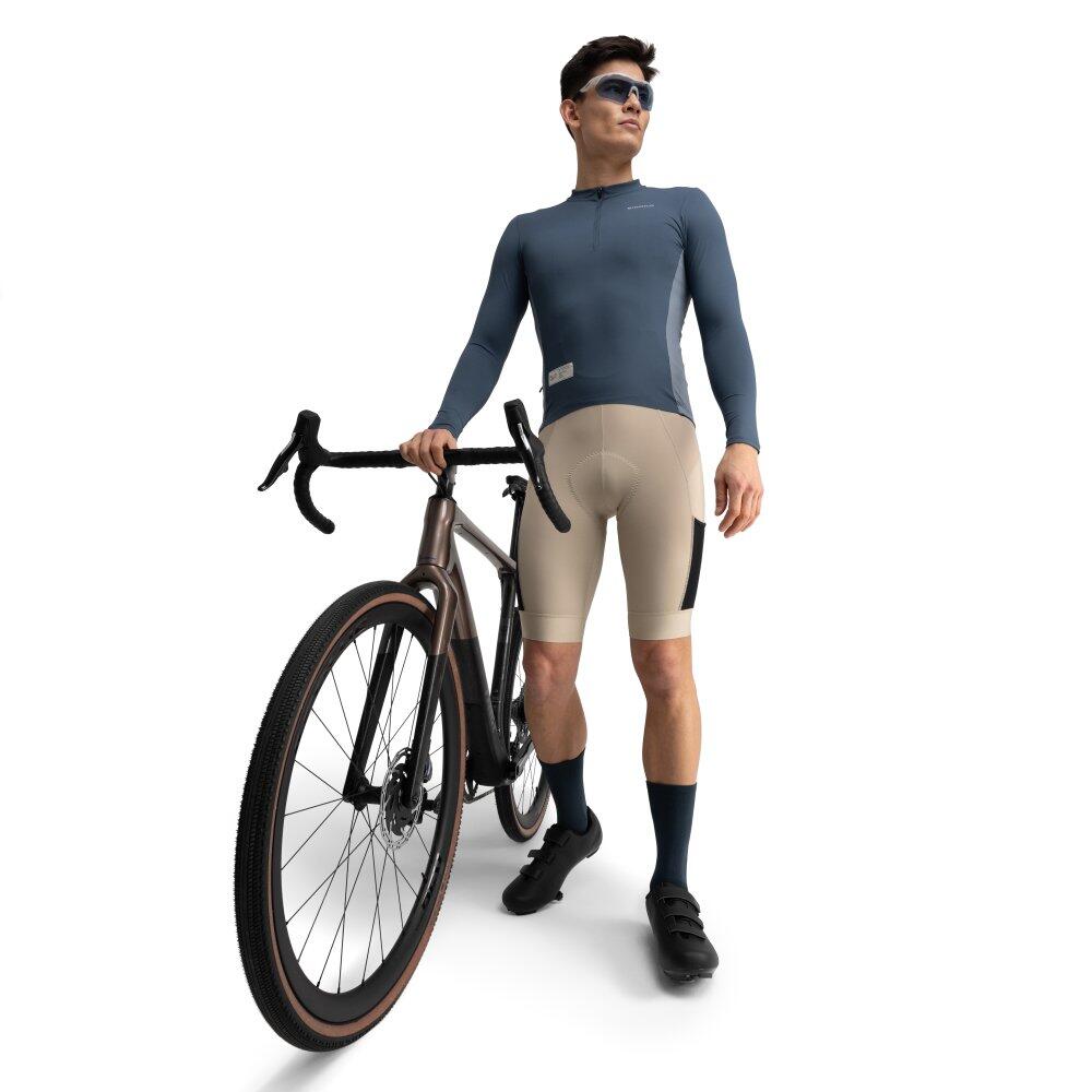 Pánský gravelový cyklistický dres s dlouhým rukávem GM3 Karakórum 3/7