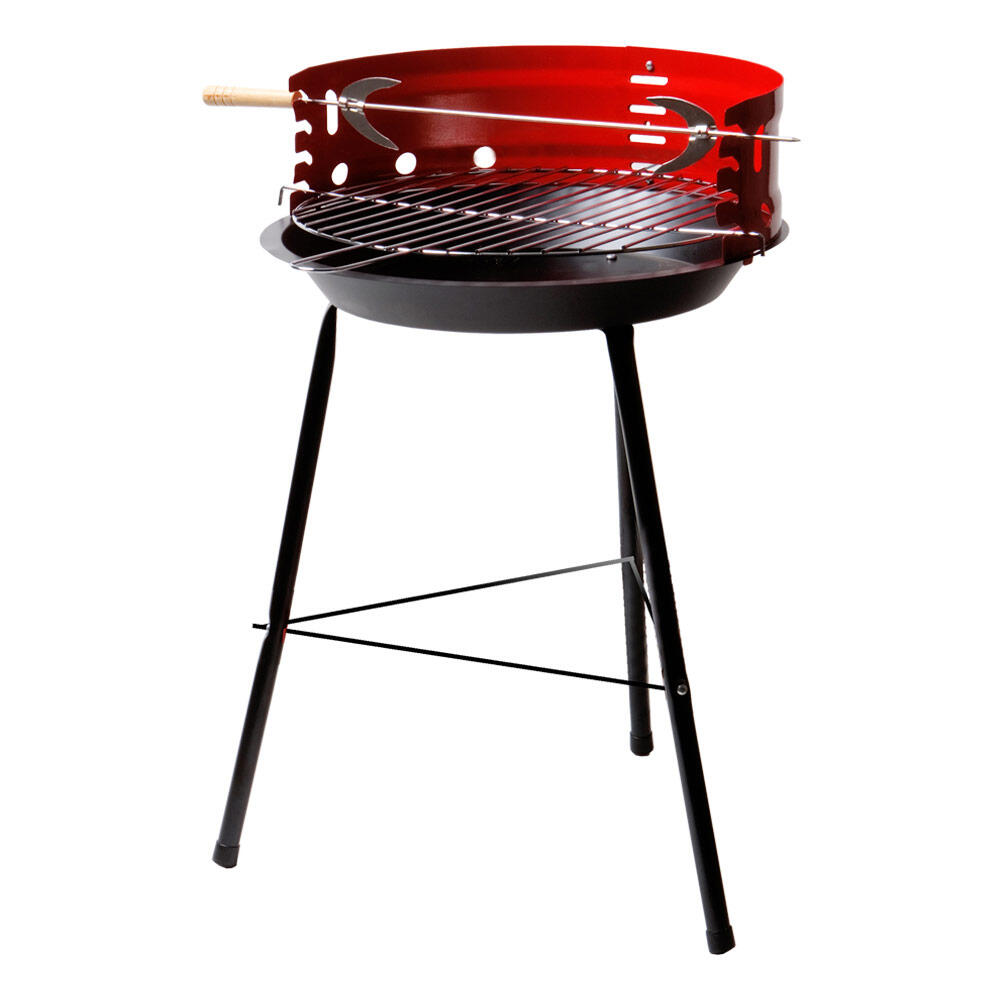 AKTIVE Barbecue rotondo a carbonella da Aktive