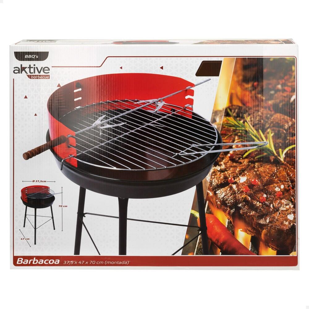 Barbecue rond au charbon de bois de Aktive 4/7