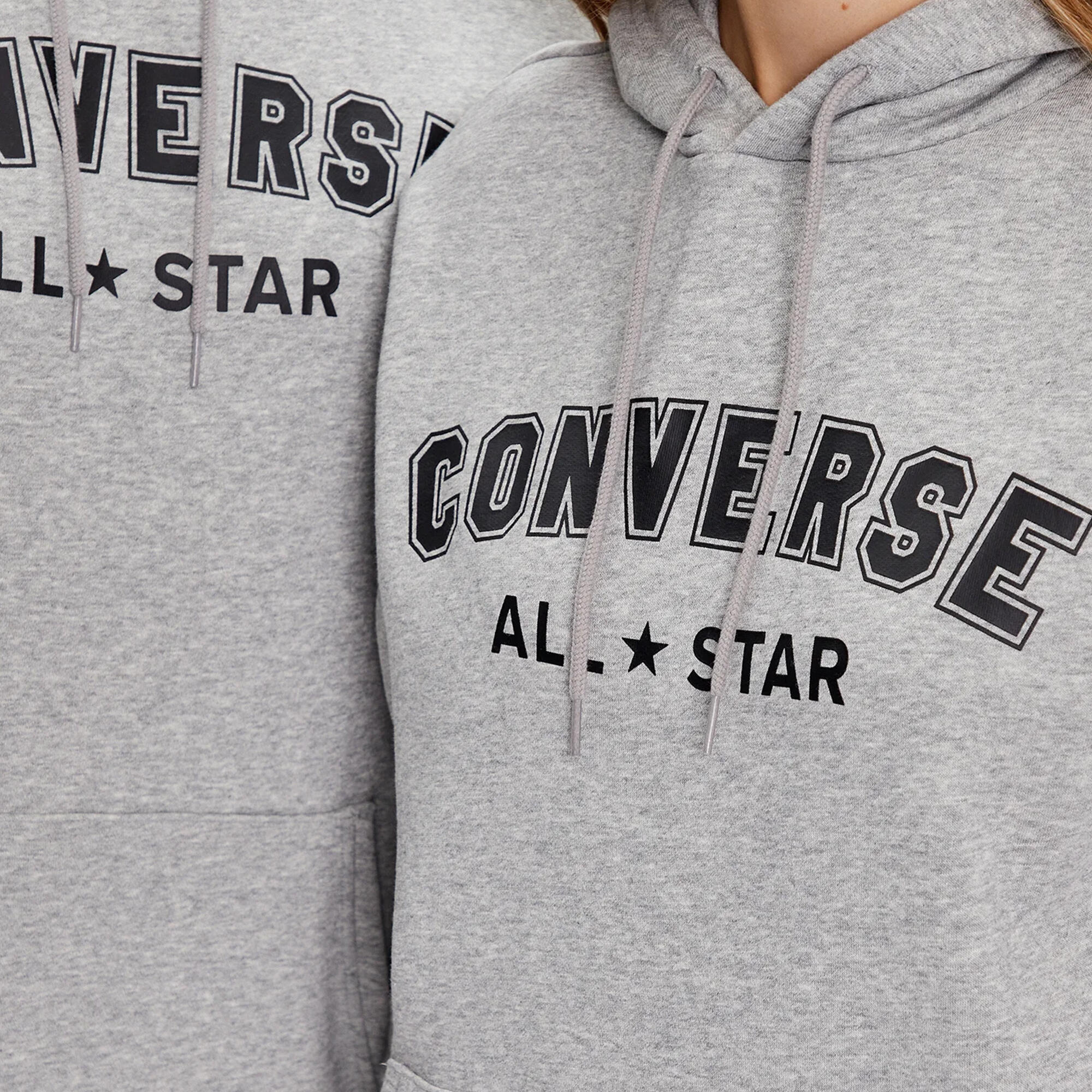 Sweat à Capuche Go-To Wordmark Gris - 10025411-A04 3/4