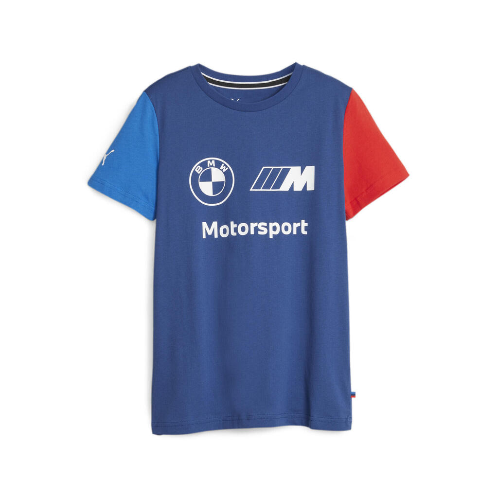 T-Shirt Child Puma Bmw Essentials Blue