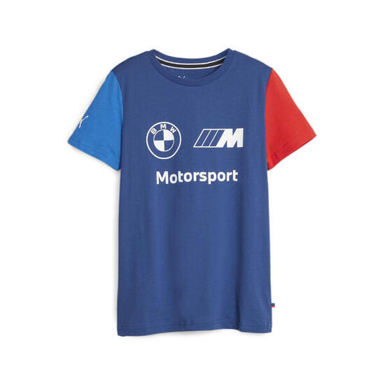 Camiseta con logotipo BMW M Motorsport Essentials PUMA Pro Blue M Color
