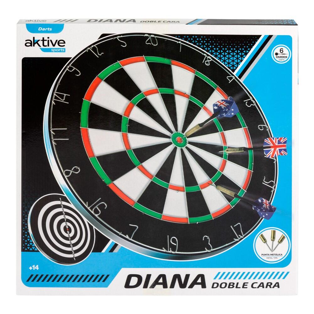 Jogo de dardos 45 cm de diâmetro com dardos aktive sport 3/3