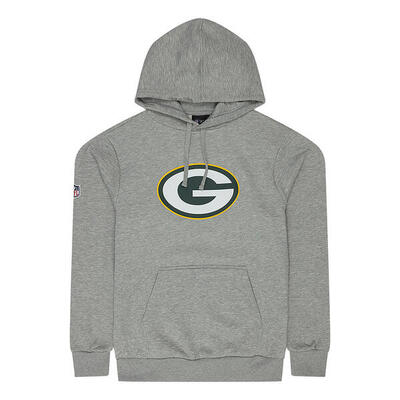 New Era Herren Hoodie NFL Green Bay Packers Logo grau