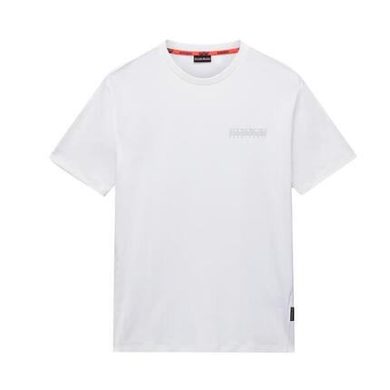 t-shirt crop top S-VANNI SS HOMME BLANC