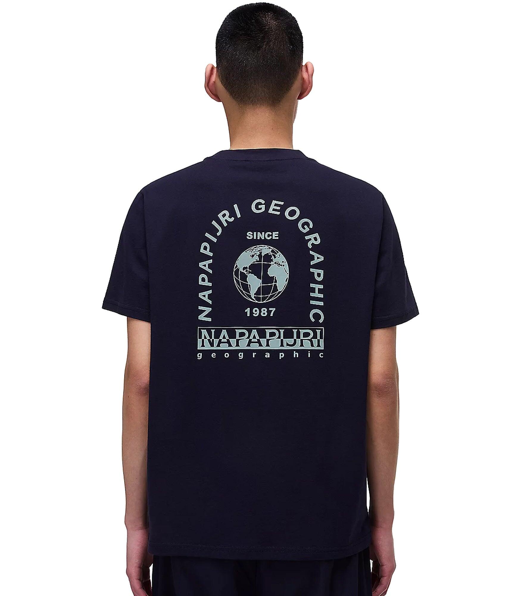 NAPAPIJRI T-Shirt Uomo Art NP0A4HQG – Maglietta In Puro Cotone Colore Unito