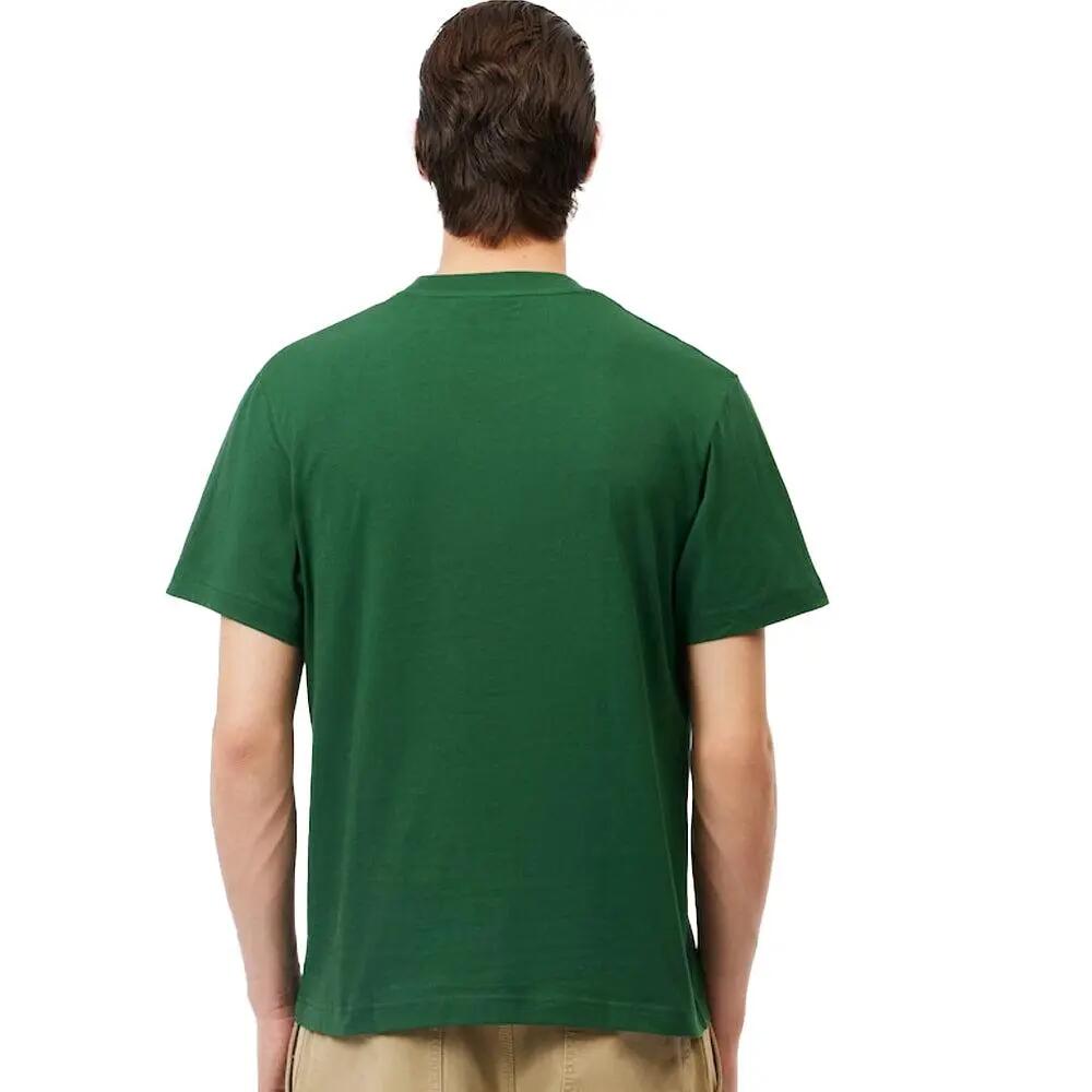 Tshirt Motif/style Logo Brodé Homme (Émeraude) 4/4