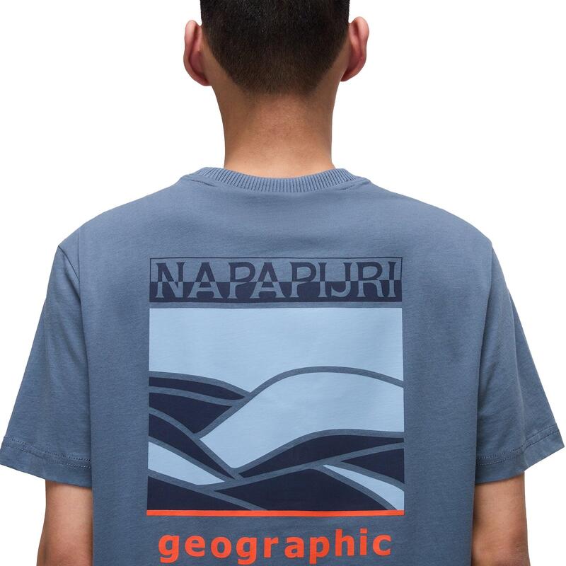 Tricou bărbătesc Napapijri S-Sovana stormy weat G1Y