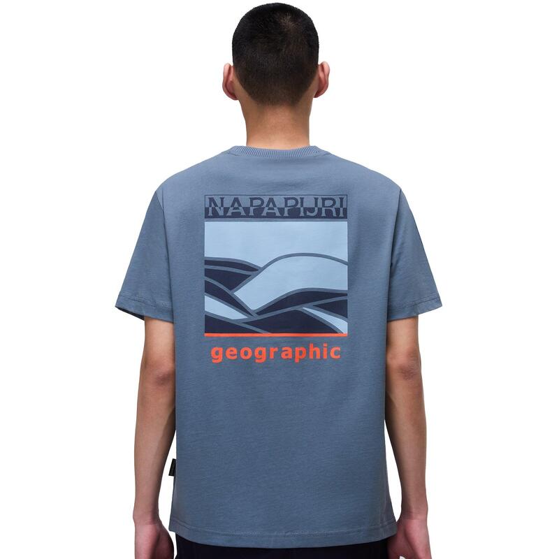 Tricou bărbătesc Napapijri S-Sovana stormy weat G1Y