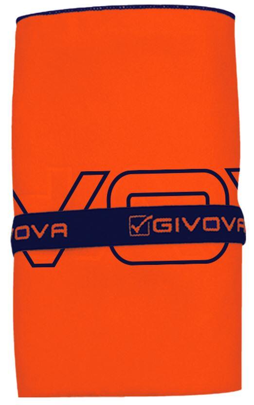 GIVOVA Givova Handdoek Sinaasappel-Navy - Zacht Katoen, Sneldrogend