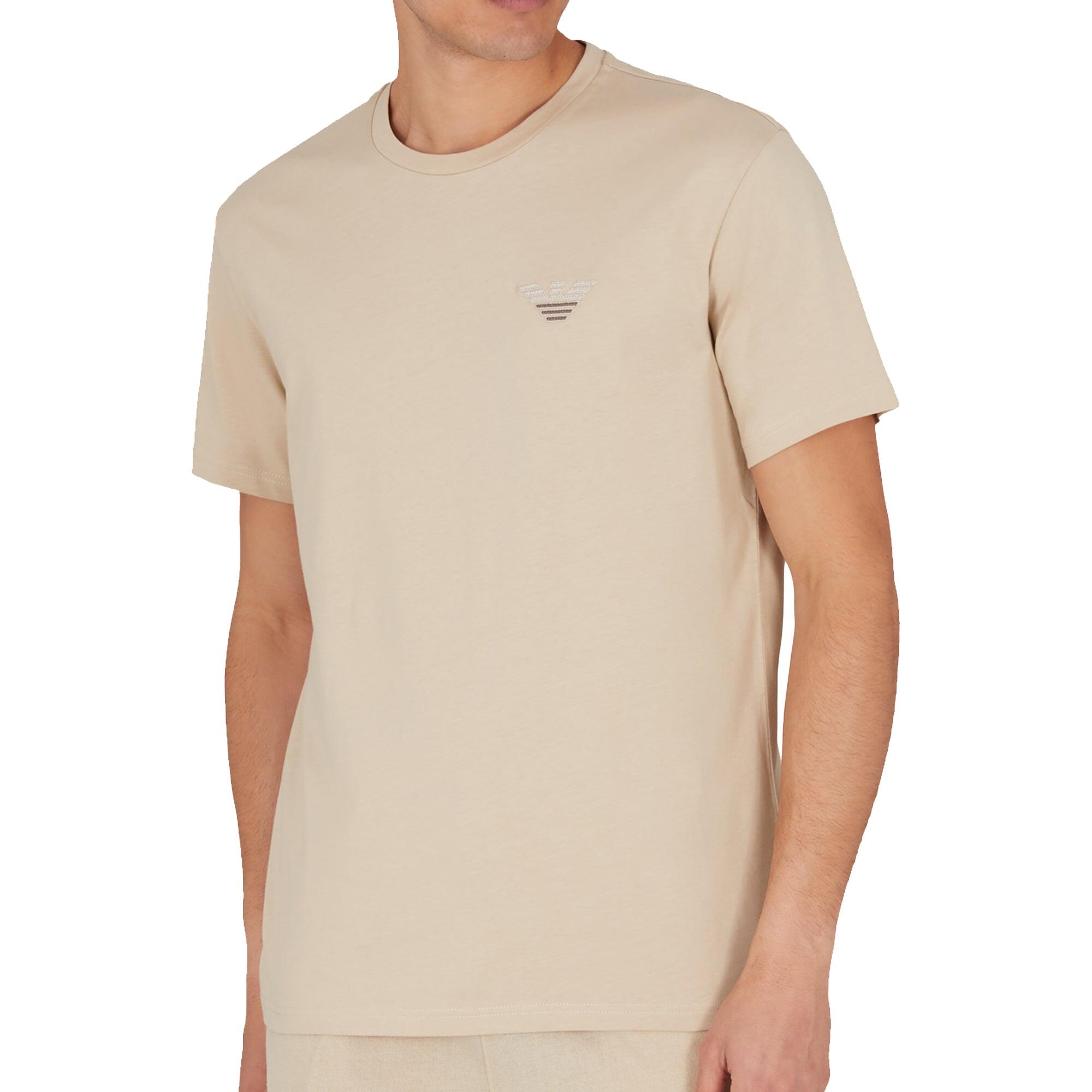Beach Embroidered Logo T-Shirt Plaza Taupe 2/3