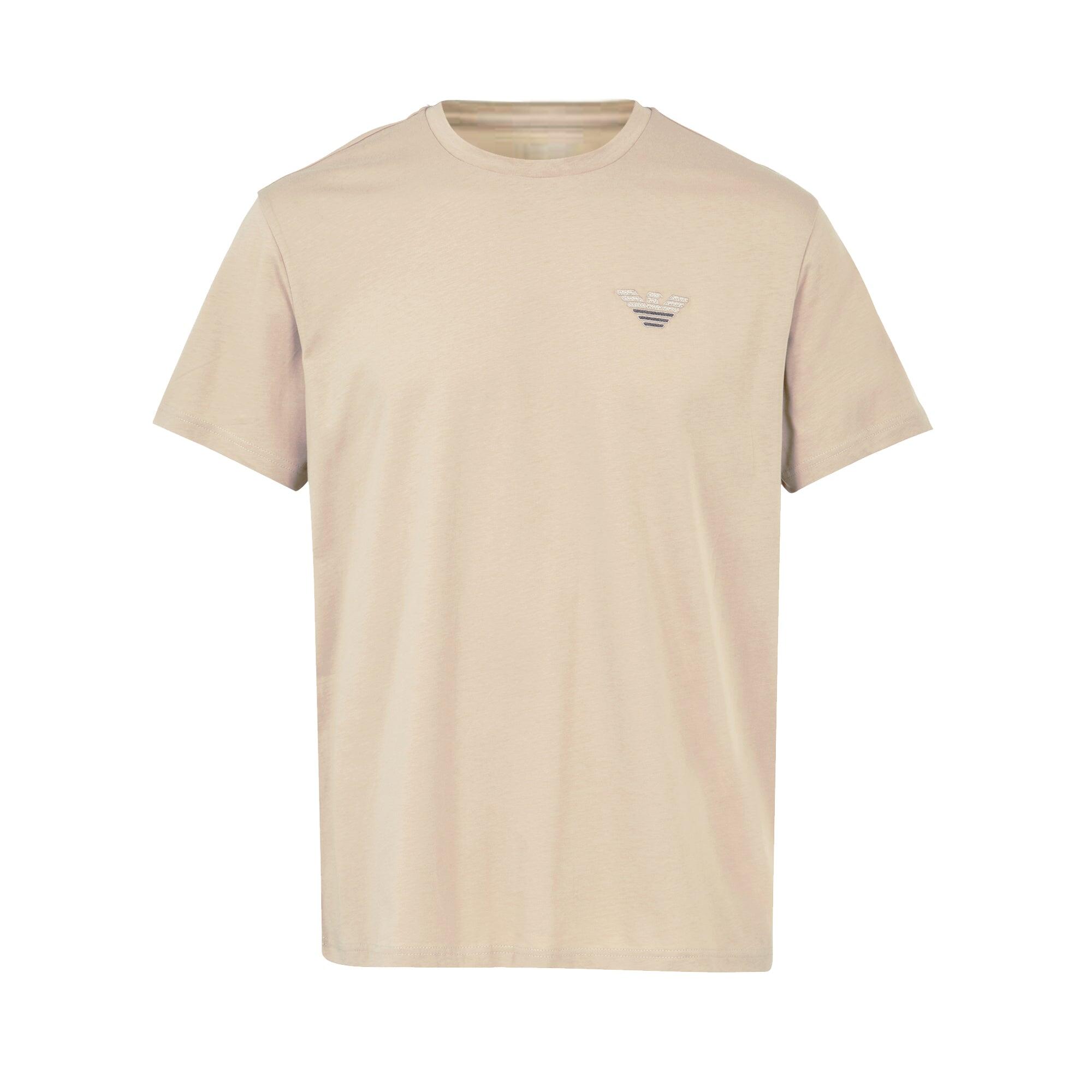 Beach Embroidered Logo T-Shirt Plaza Taupe 1/3