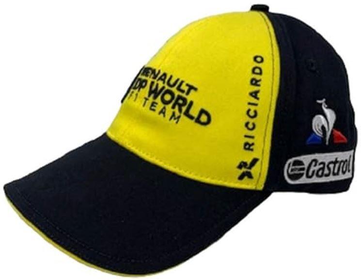 Czapka Ricciardo Renault F1 Żółto-Czarna - Premium Komfort