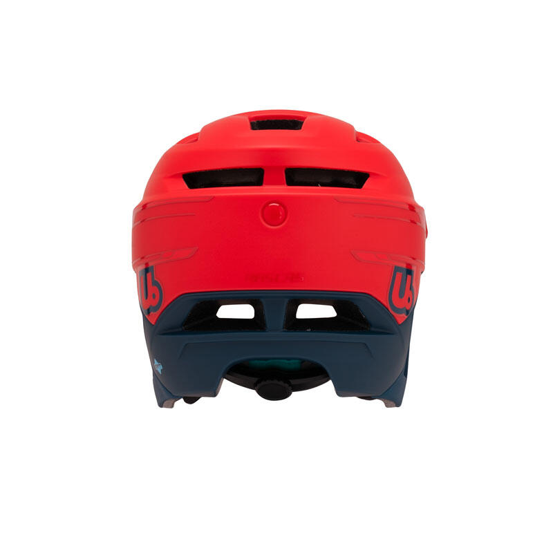 Capacete URGE BP Rascas - Vermelho Neon Rush/Azul - Tamanho P/M 7/7