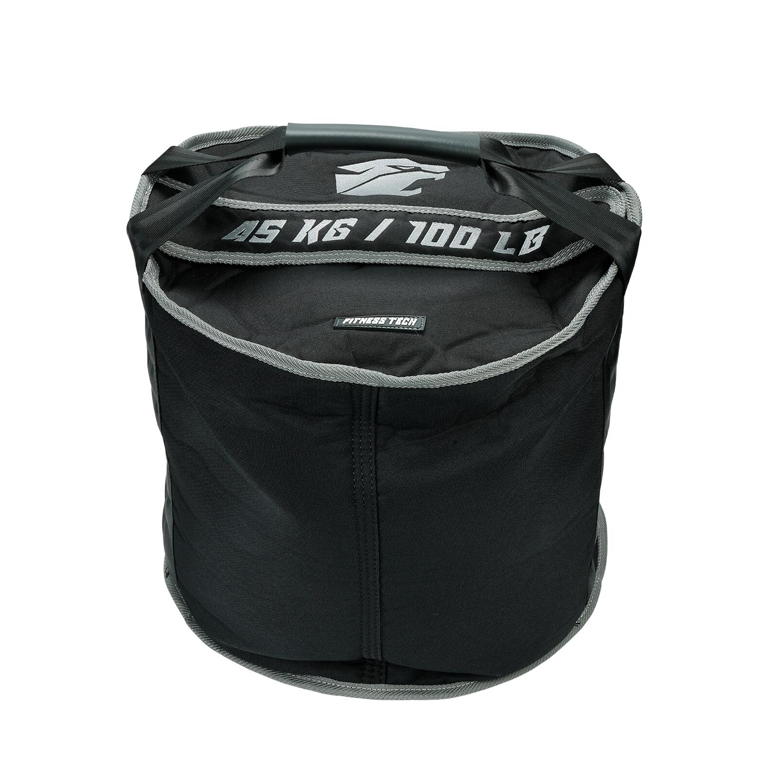 Fitness Tech - Sandbag Fitness Tech 45kg / 100lb – Force, Résistance Et Polyvalence - Sac Lesté - Noir - Decathlon
