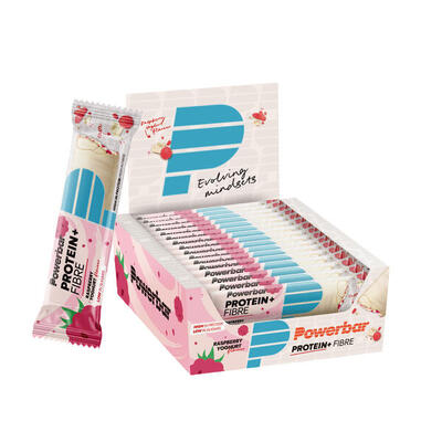 Powerbar protein plus fibre bar (16x35g) raspberry-joghurt - repen - eiwit repen
