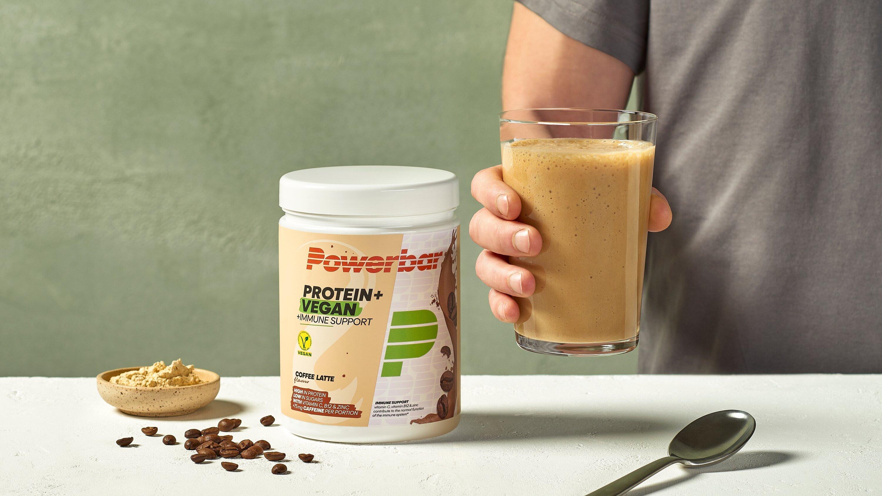 Protein Plus Vegan Immune Support 570g Coffee Latte 6/7
