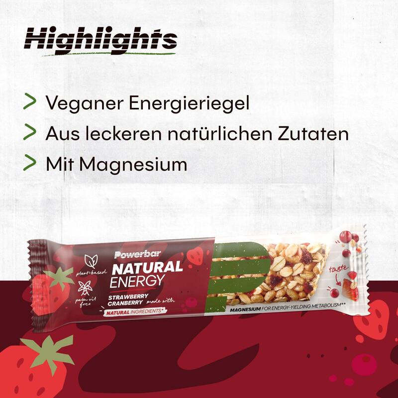 Barre protéinée Natural Energy 45g PowerBar (lot de 18)