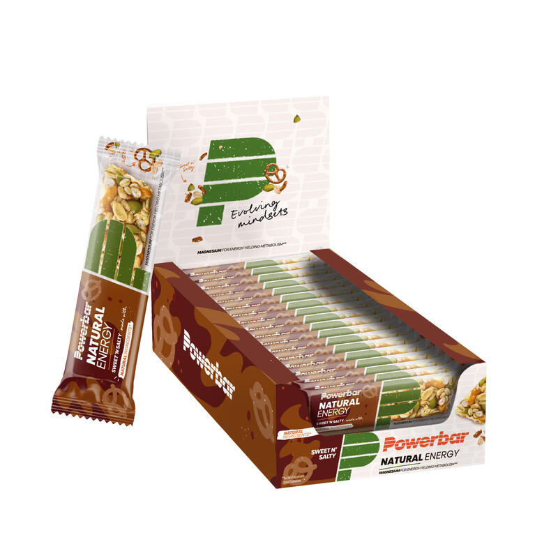 Barra de proteínas Powerbar 45g Natural Energy (embalagem de 18)