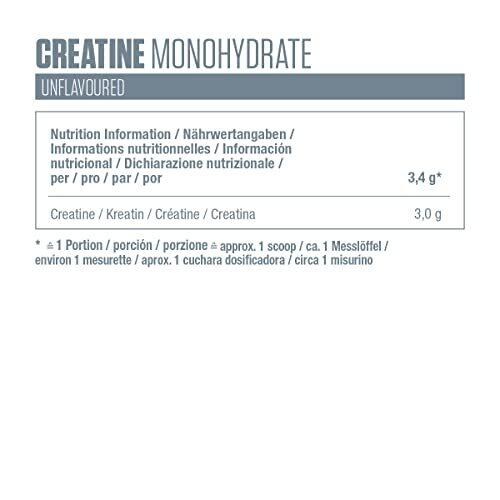 Creatine Monohydrate Unvlavoured Powder 300g 5/7