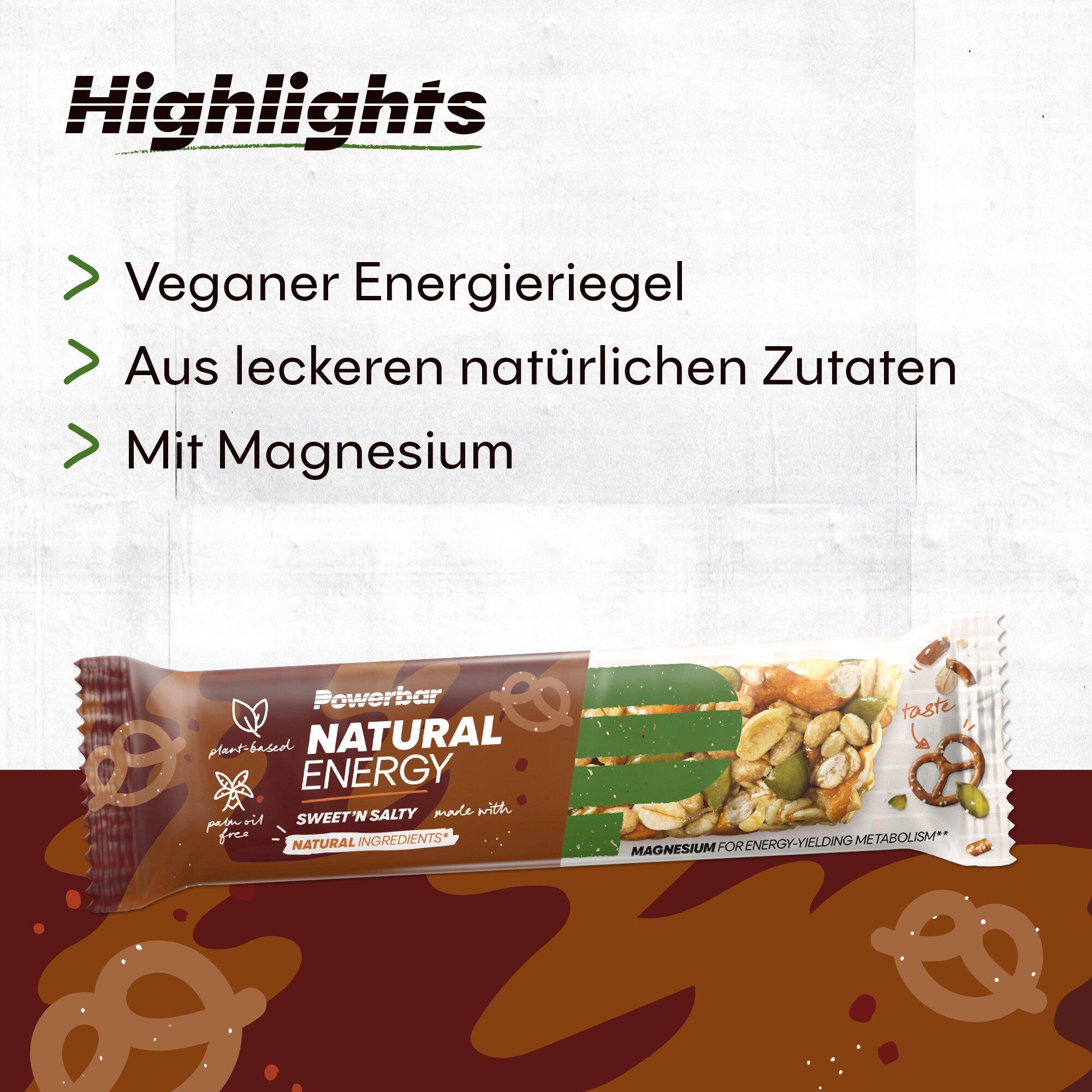 Barres de nutrition cereal PowerBar Natural Energy 6/7
