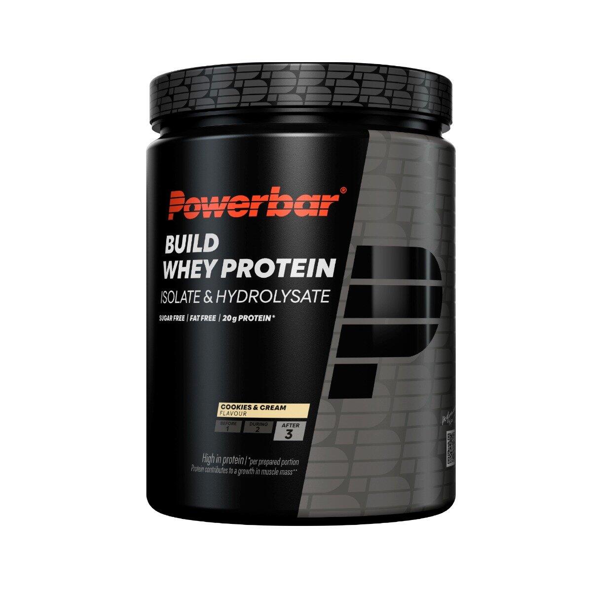 Nutrition protéinée isolate & hydrolysate biscuits et crème PowerBar Build Whey 6/7