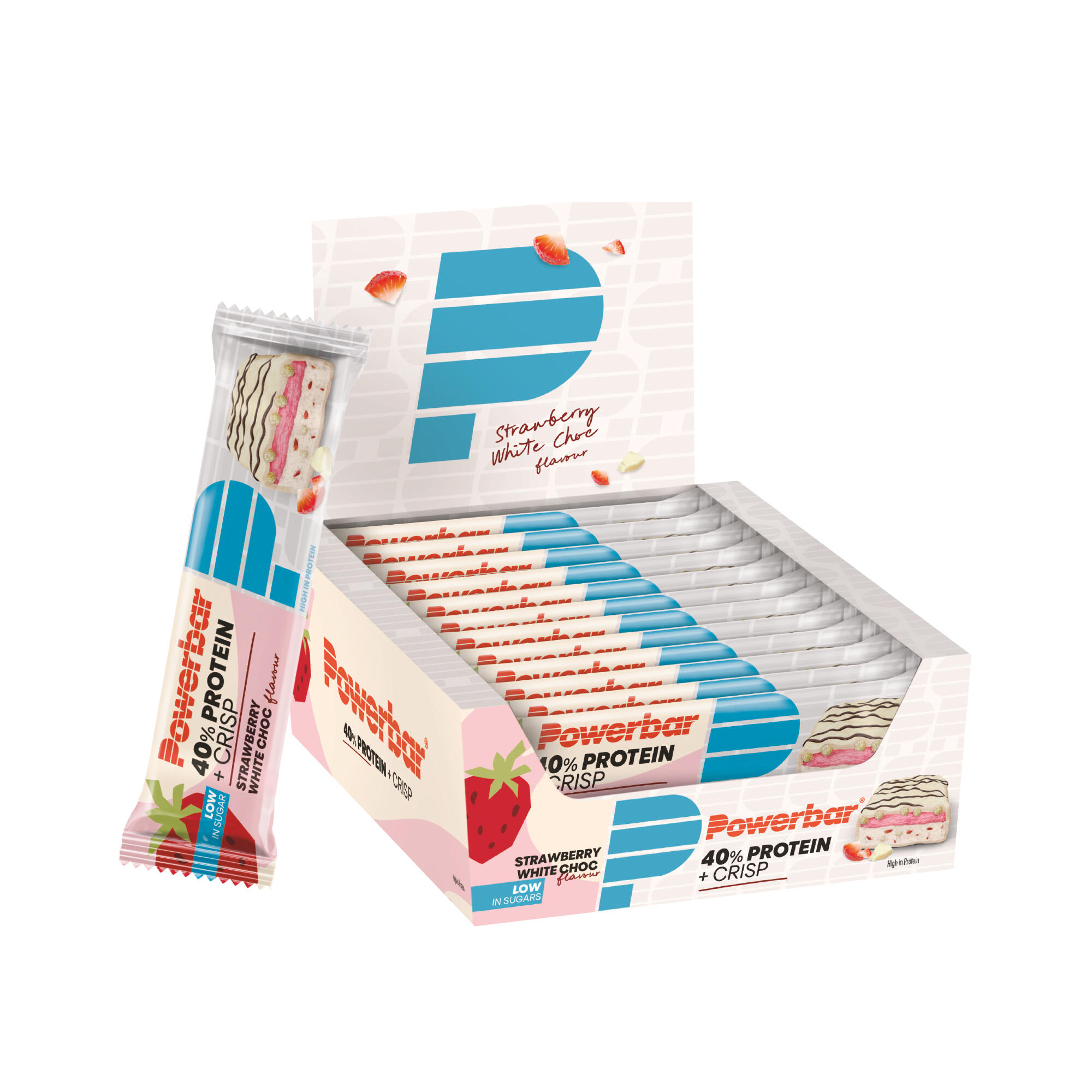 POWERBAR 40% Barretta proteica Crisp 40g Powerbar (confezione da 12)