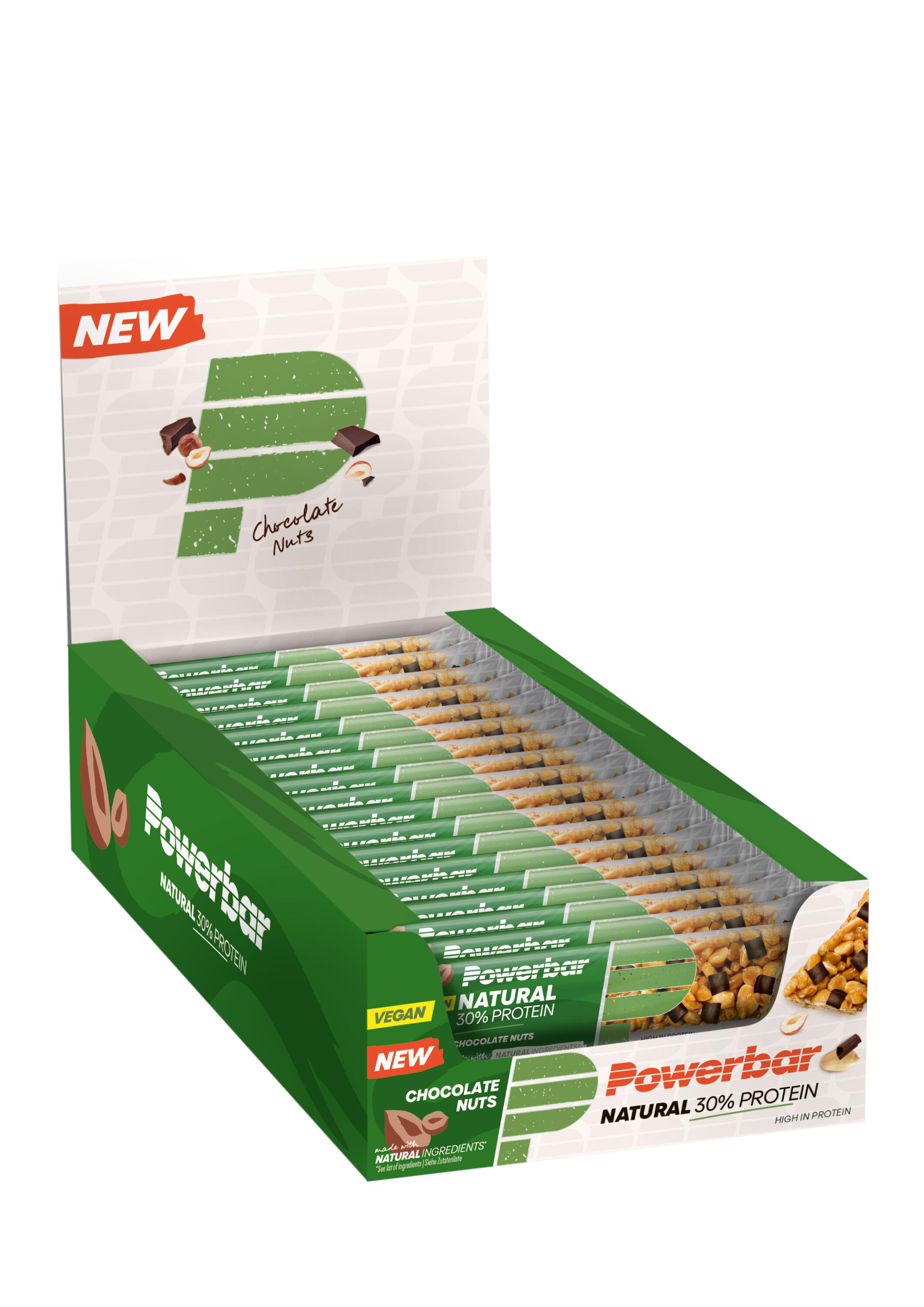 POWERBAR Naturel 40g Powerbar eiwitreep (verpakking van 18)