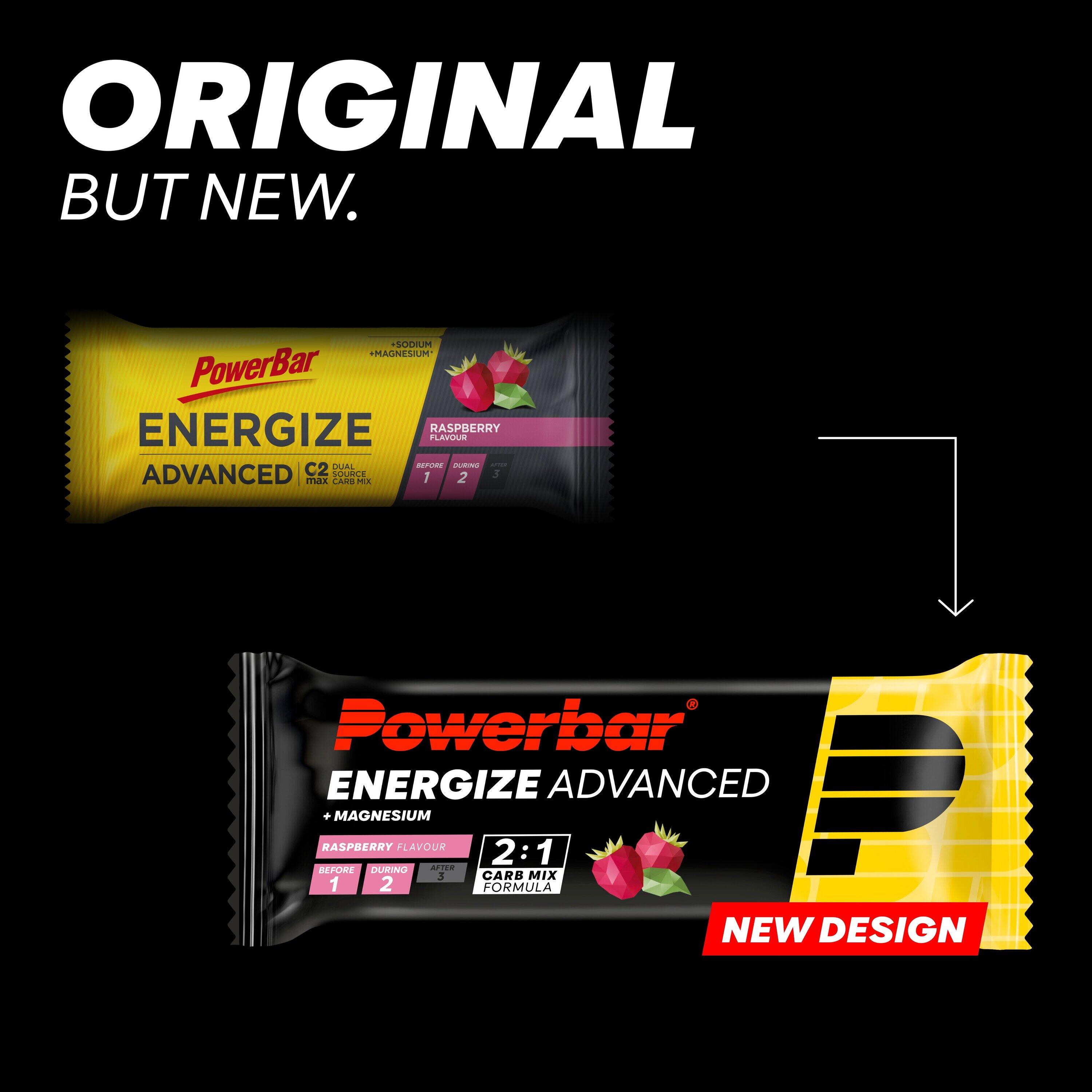 Powerbar Energize Advanced Bar Raspberry 55g (15 stuks) 6/6