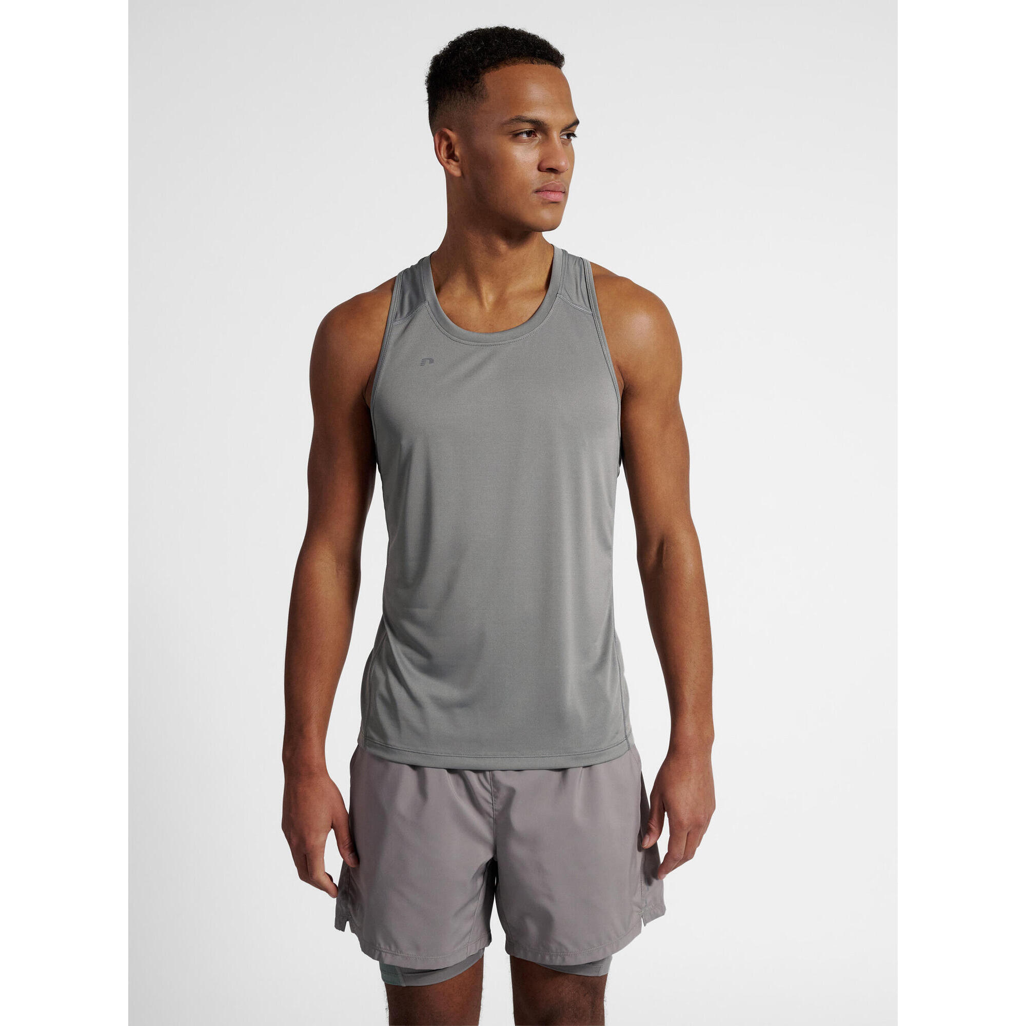 Newline - Enfiler T-shirt Nwlbeat Course Homme Newline - T-shirt Manches Courtes - Gris - 48 Xl - Decathlon