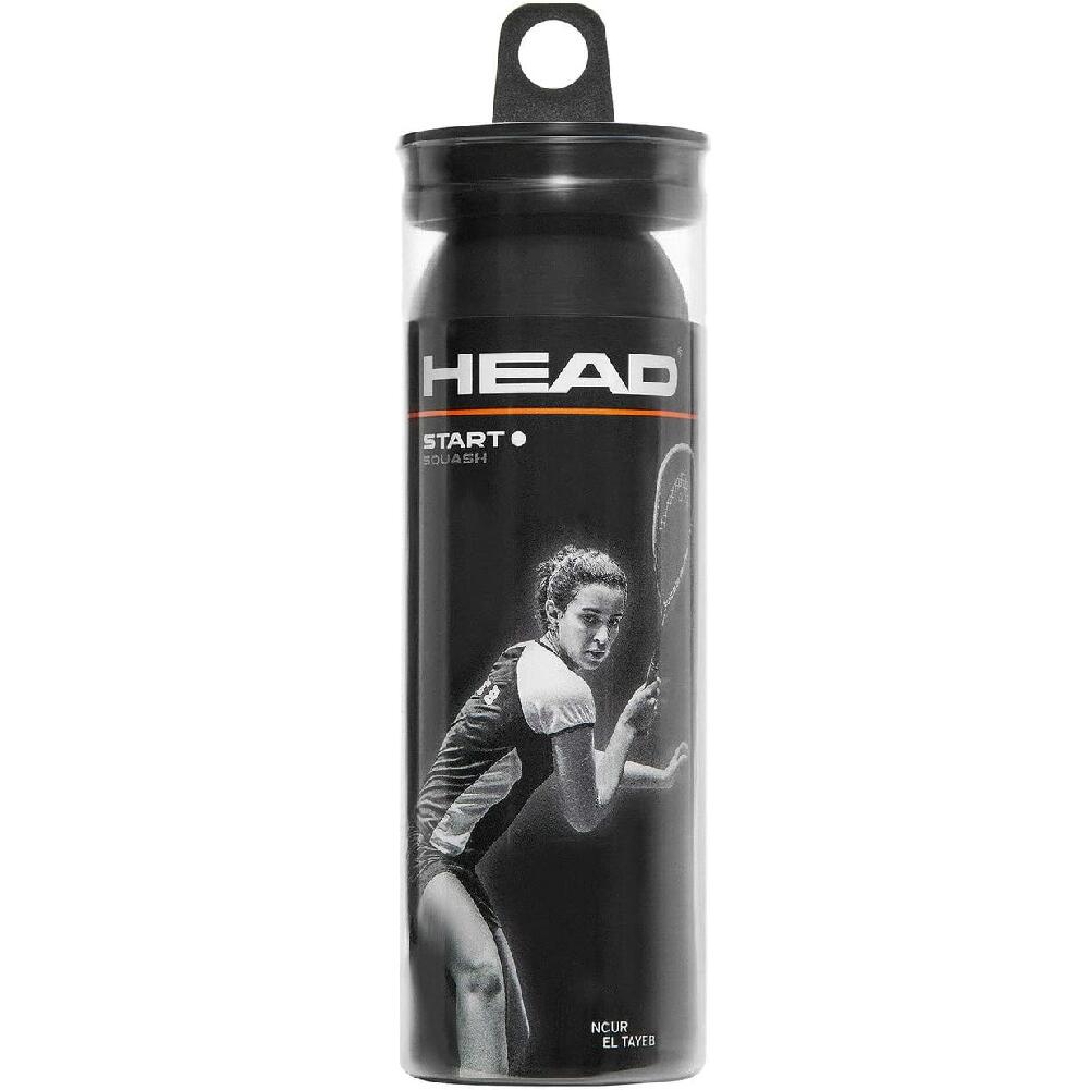 HEAD HEAD Start Squash Balls - Single White Dot - 3 Pack