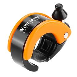 Sonnette de vélo en forme de dauphin - Orange