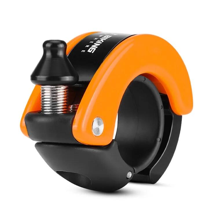 Sonnette de vélo en forme de dauphin  - Orange 2/7