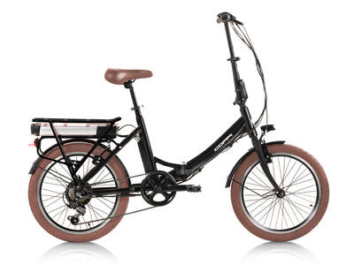 Coppi giglio zwarte opvouwbare elektrische fiets