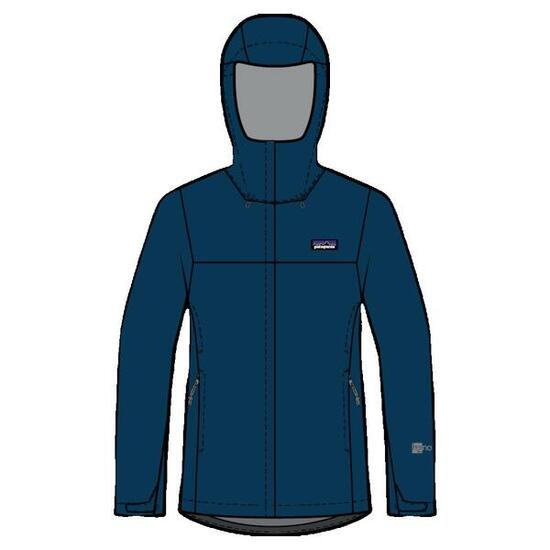 Parka Mujer Patagonia Torrentshell Azul