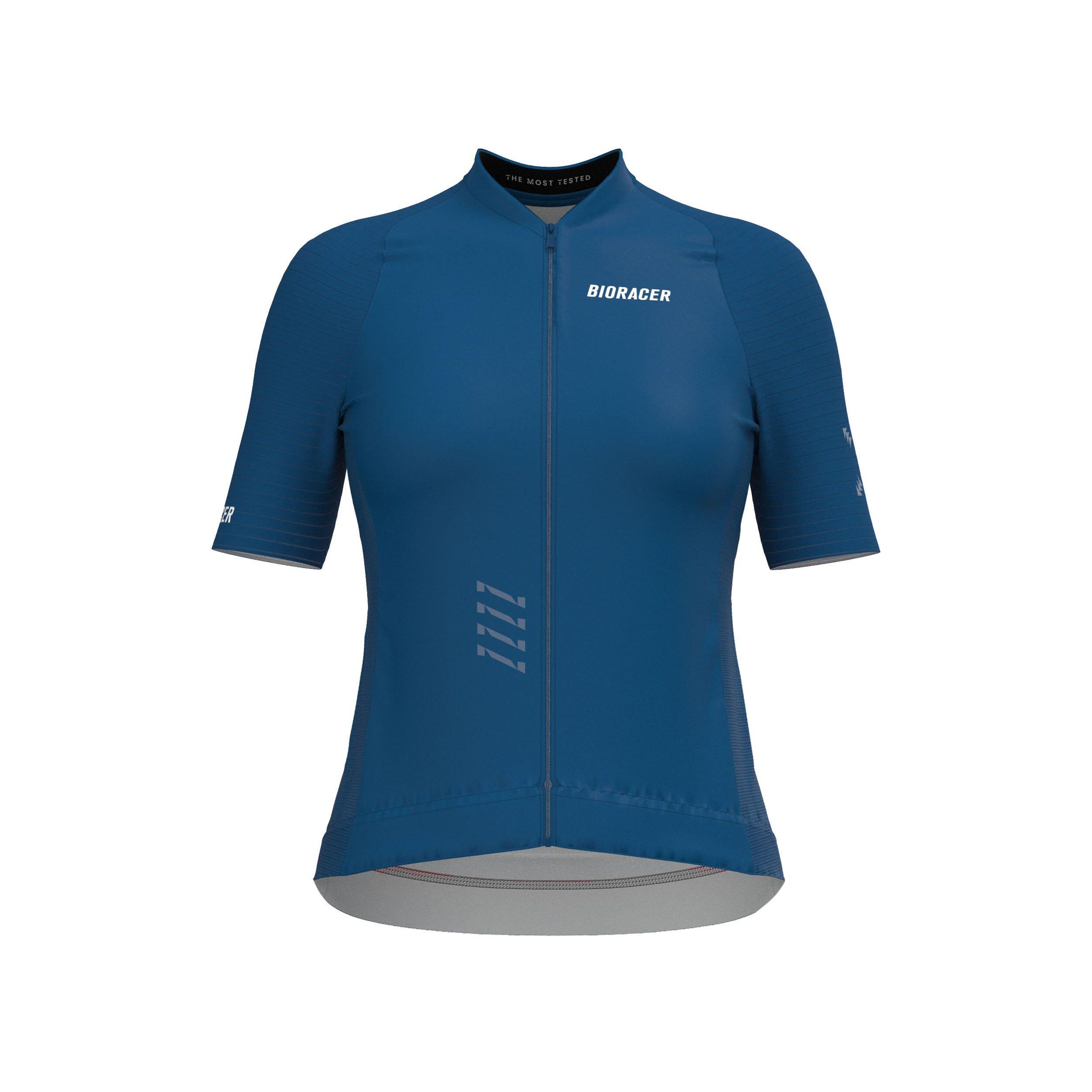 BIORACER Fietsshirt Dames - Petrol Blue - Icon