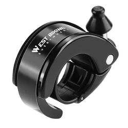 Sonnette de vélo en forme de dauphin - Noir