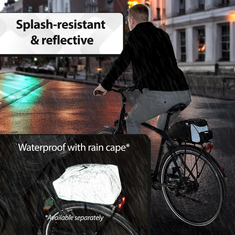Sacoche vélo Sacoche porte-bagages + sac à dos fonction réfrigération 10L