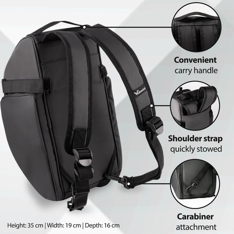 Bagageiro impermeável com função mochila e térmica - Trunk Bag 10 L