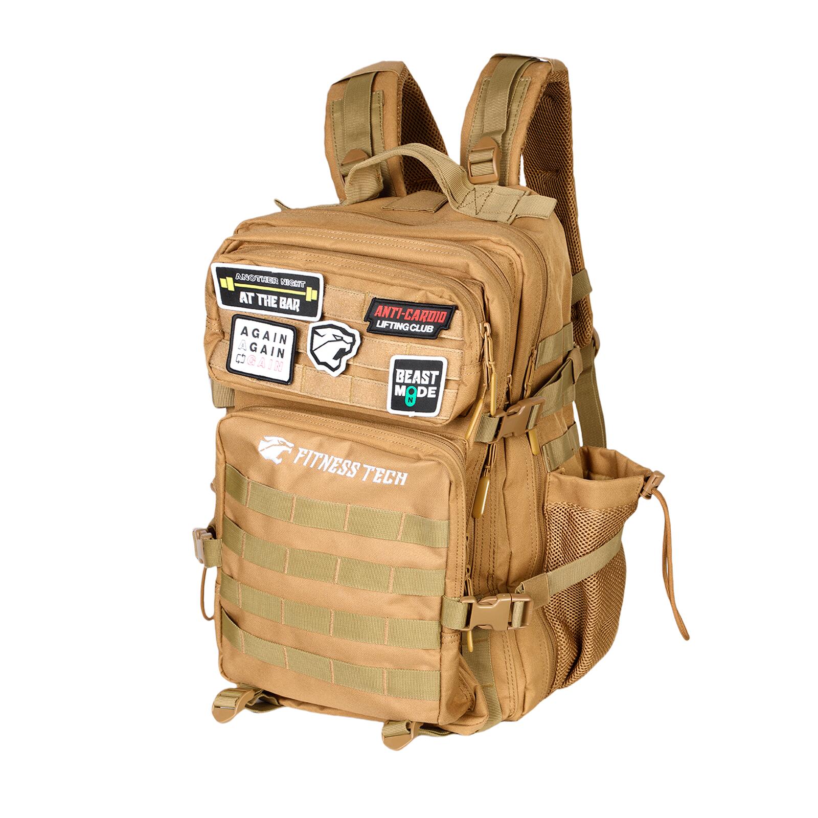 Mochila Táctica Tierra 45L con Sistema Molle Impermeable para Deporte y Viaje 3/7