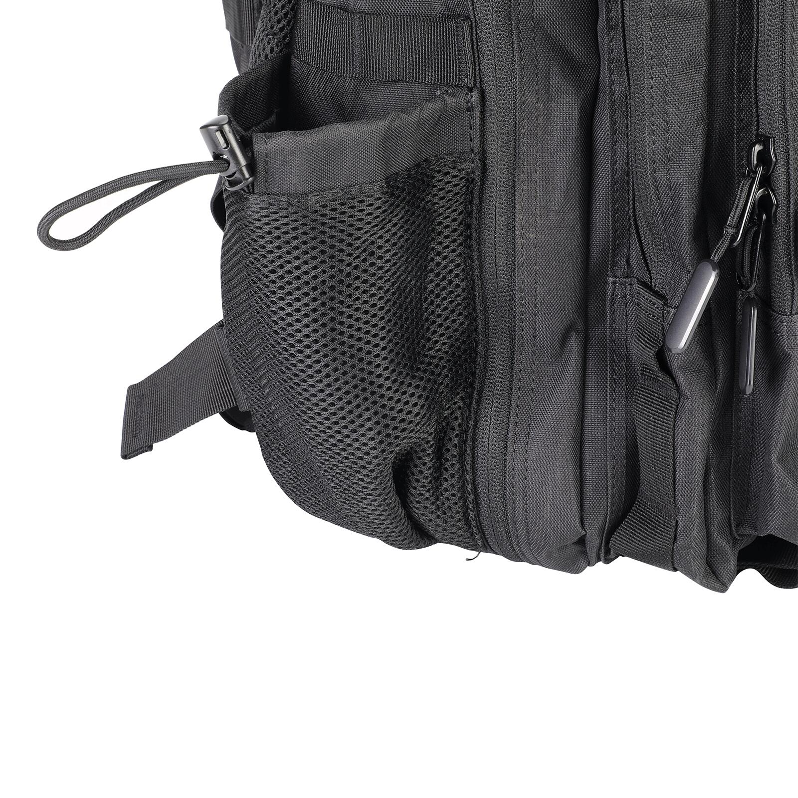 Sac à Dos Tactique Noir 45L Molle Étanche Sport et Voyage 7/7