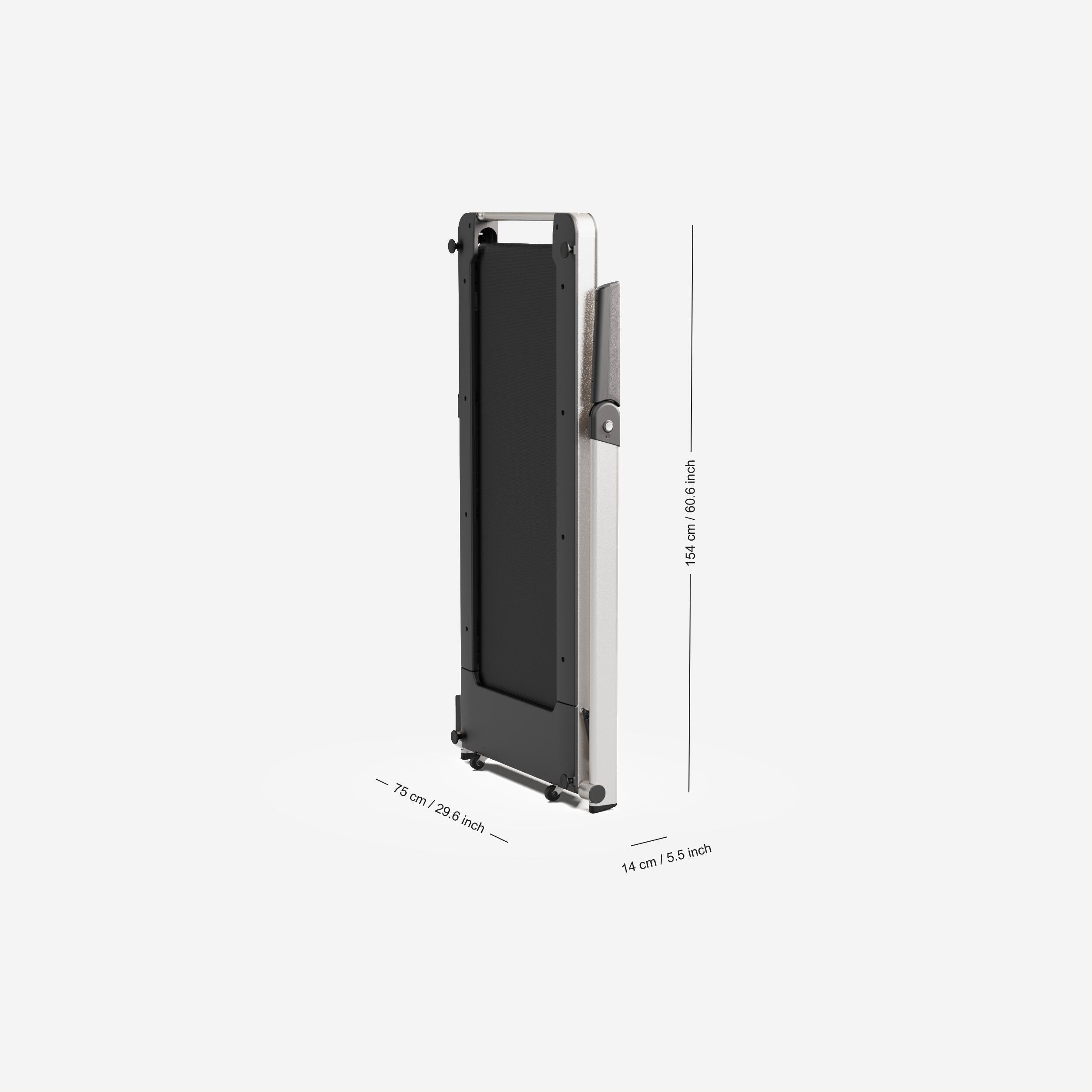 Tweedehands Opvouwbare loopband 14 km/u Compact Run100 3/5
