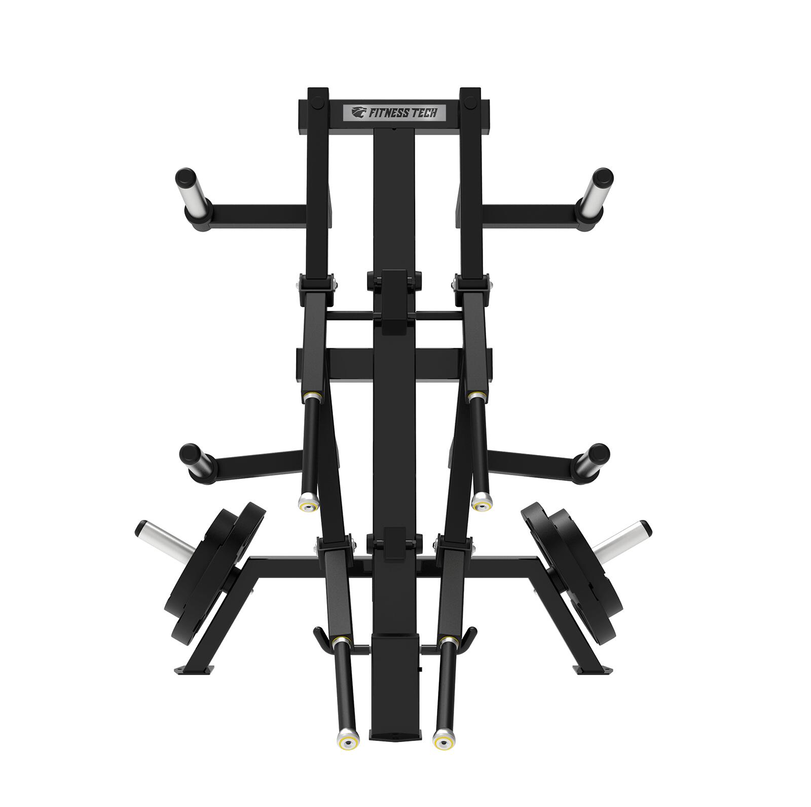Máquina de voo lateral/press de ombro - fitness tech