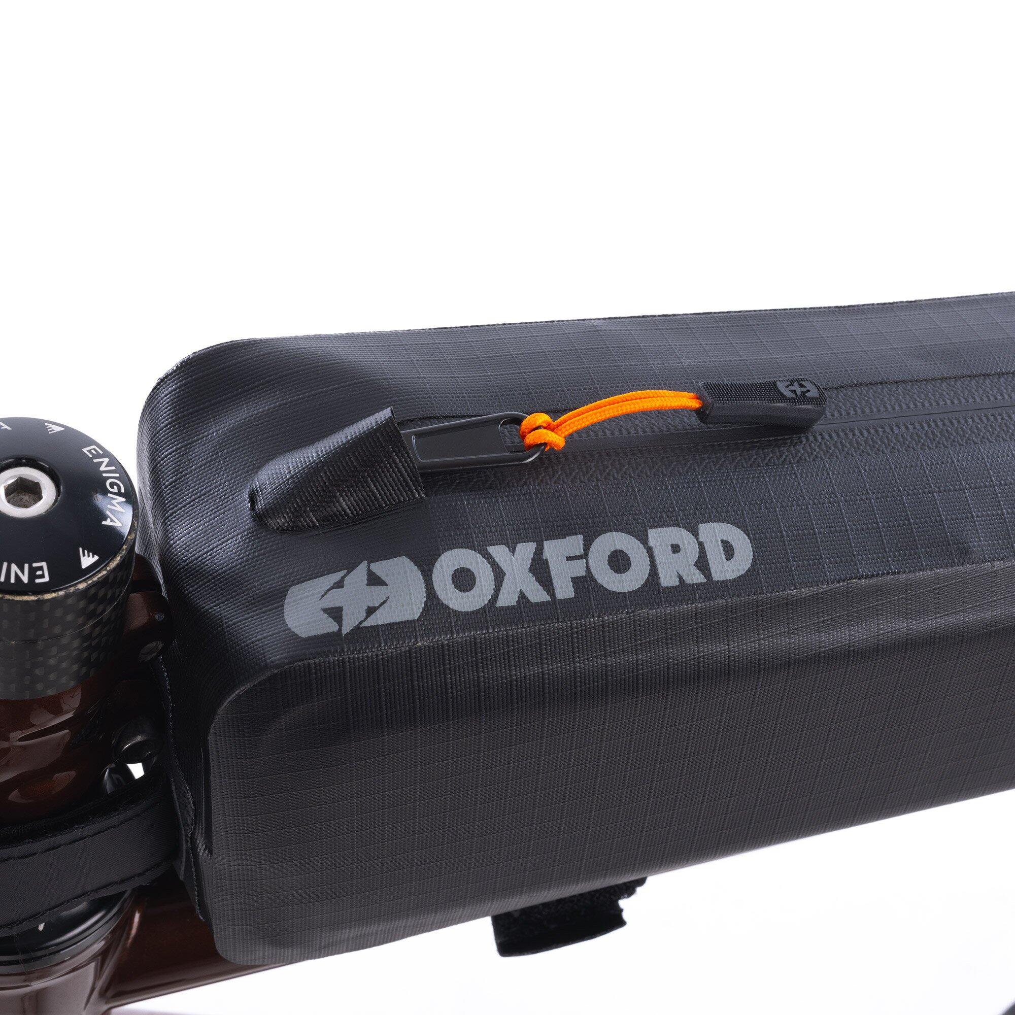 Oxford Aqua Evo Adventure XL Top Tube Pack- Black 3/7
